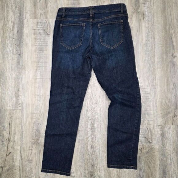 Tommy Hilfiger Spirit Crop Dark Denim Jean Size 8 - Picture 5 of 6